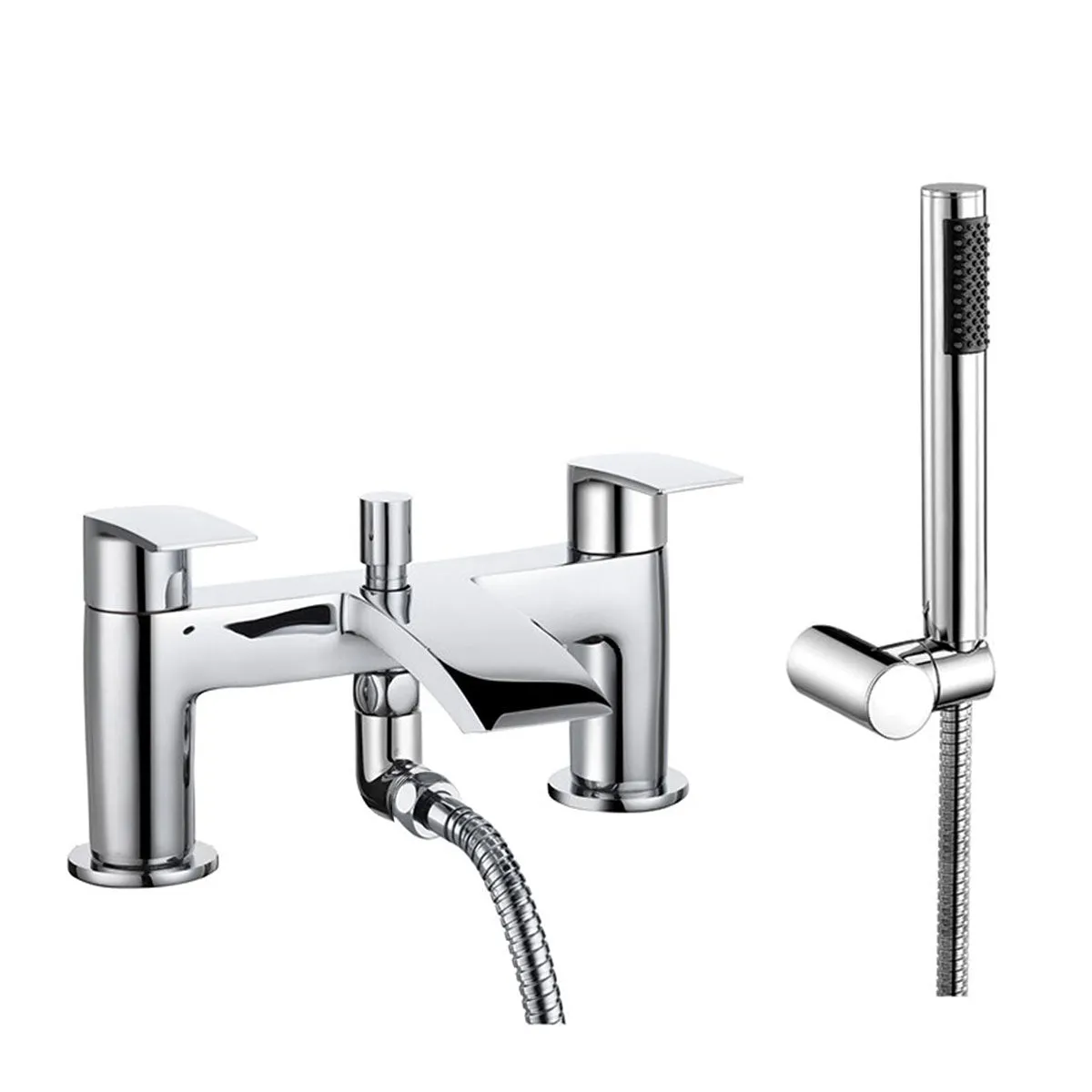 Granlusso Amalfi Bath Shower Mixer With Handset Kit