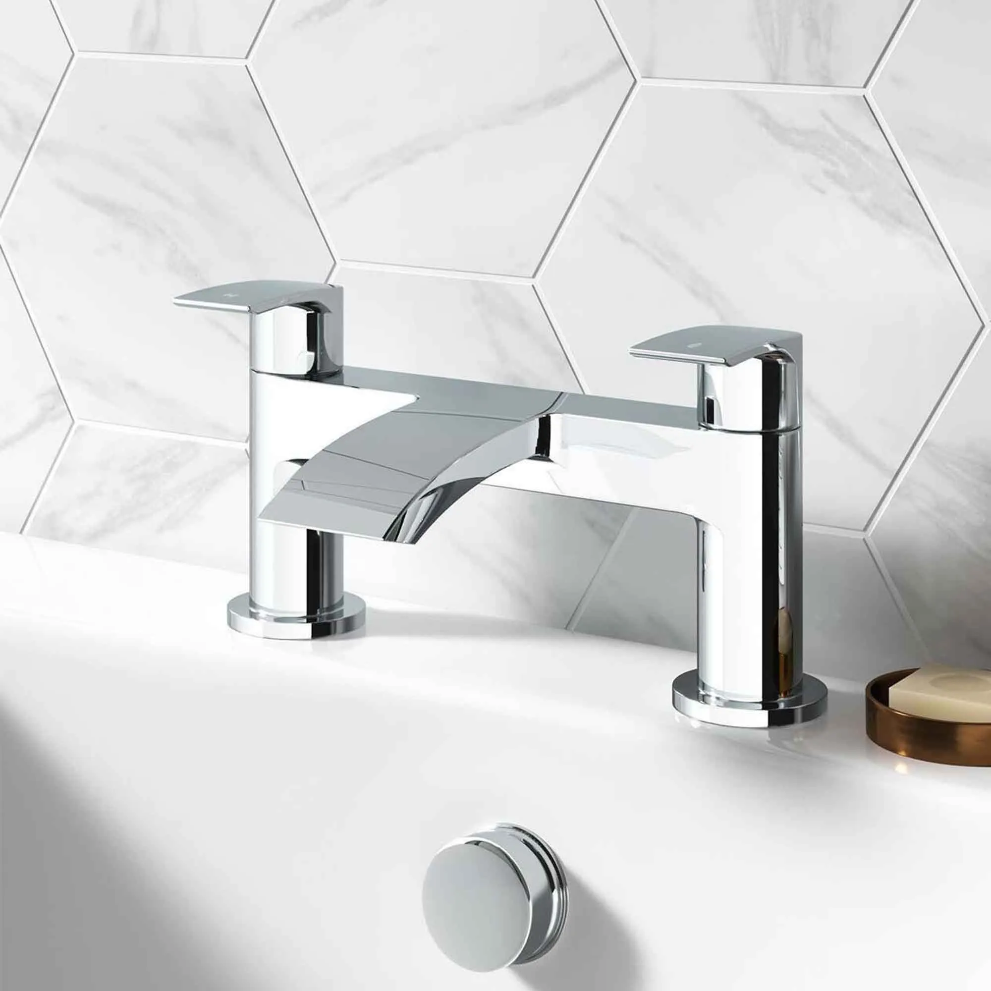 Granlusso Amalfi Deck Mounted Bath Filler
