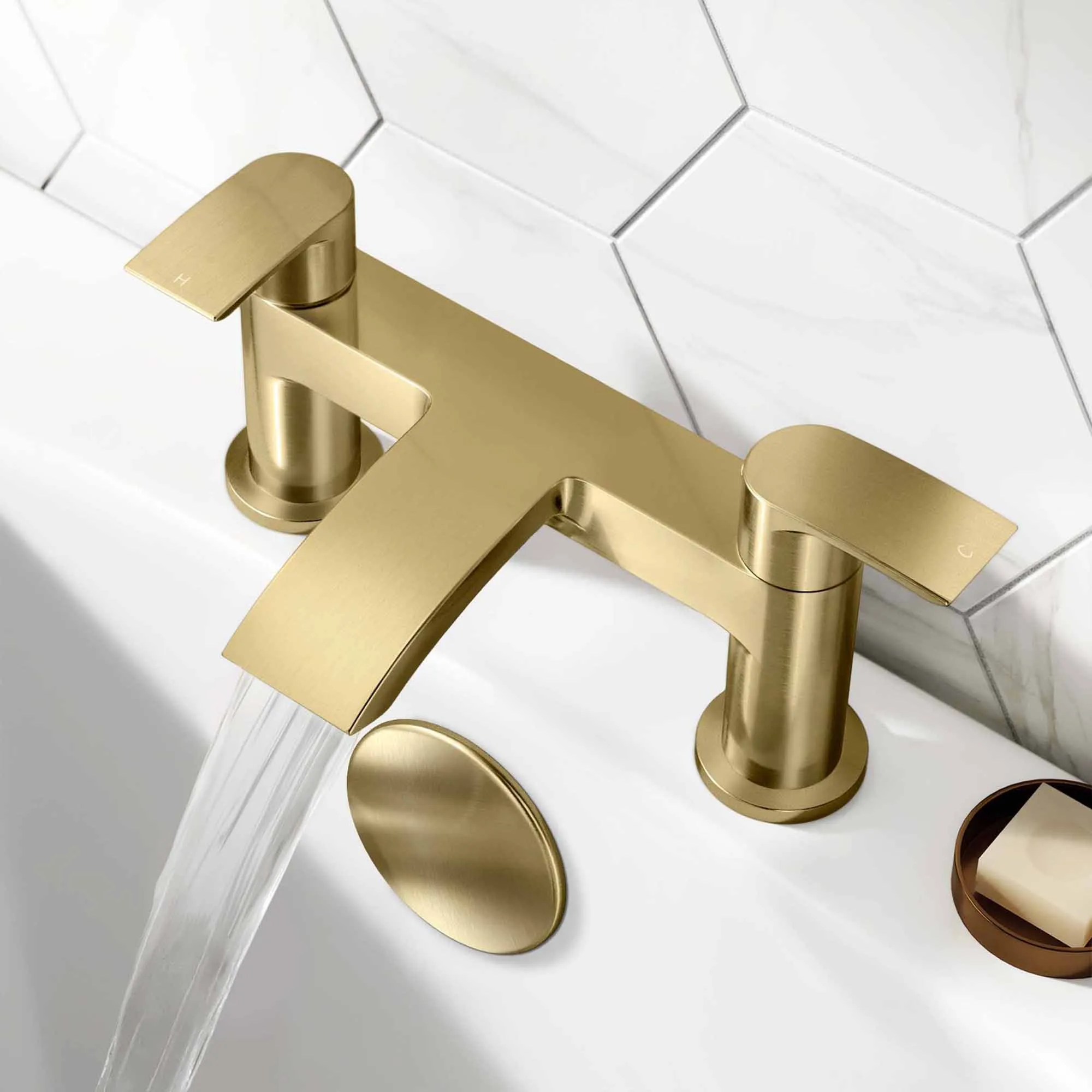 Granlusso Amalfi Deck Mounted Bath Filler