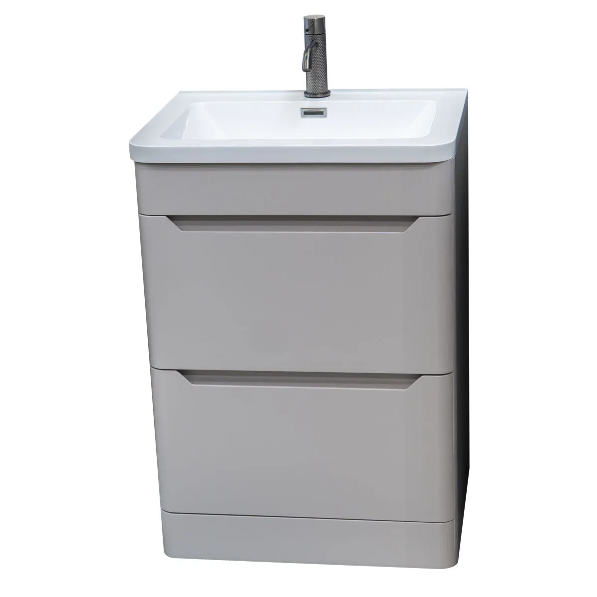 Granlusso Enzo 600 Floorstanding 2-Drawer Vanity Unit with Basin