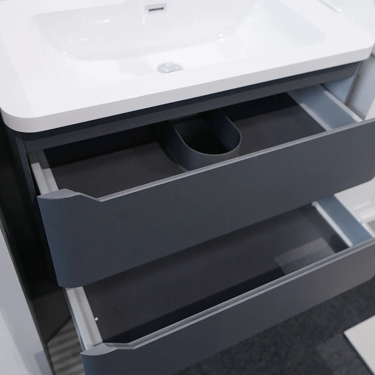Granlusso Enzo 600 Floorstanding 2-Drawer Vanity Unit with Basin