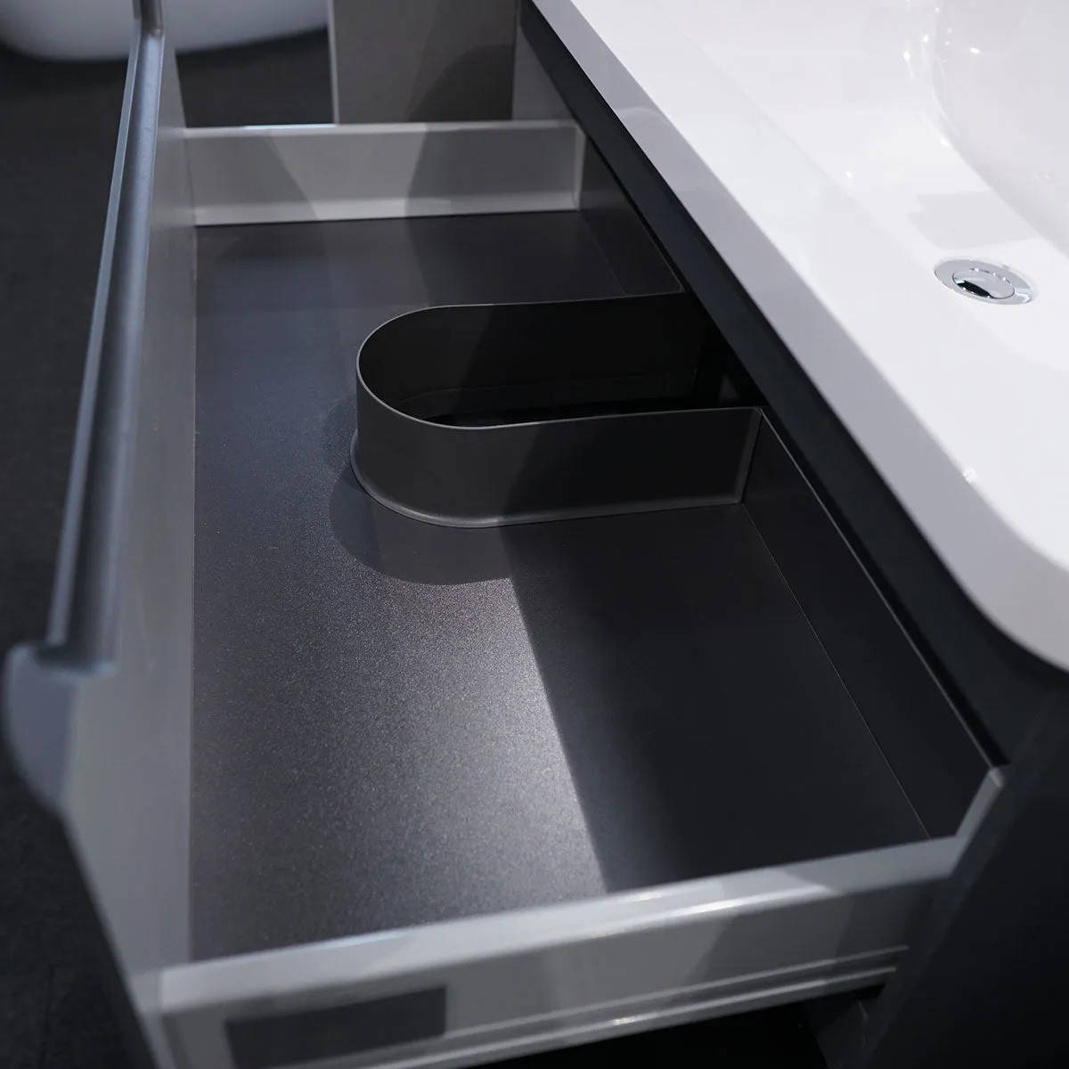 Granlusso Enzo 600 Floorstanding 2-Drawer Vanity Unit with Basin