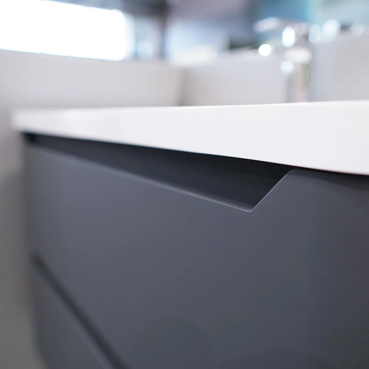 Granlusso Enzo 600 Floorstanding 2-Drawer Vanity Unit with Basin
