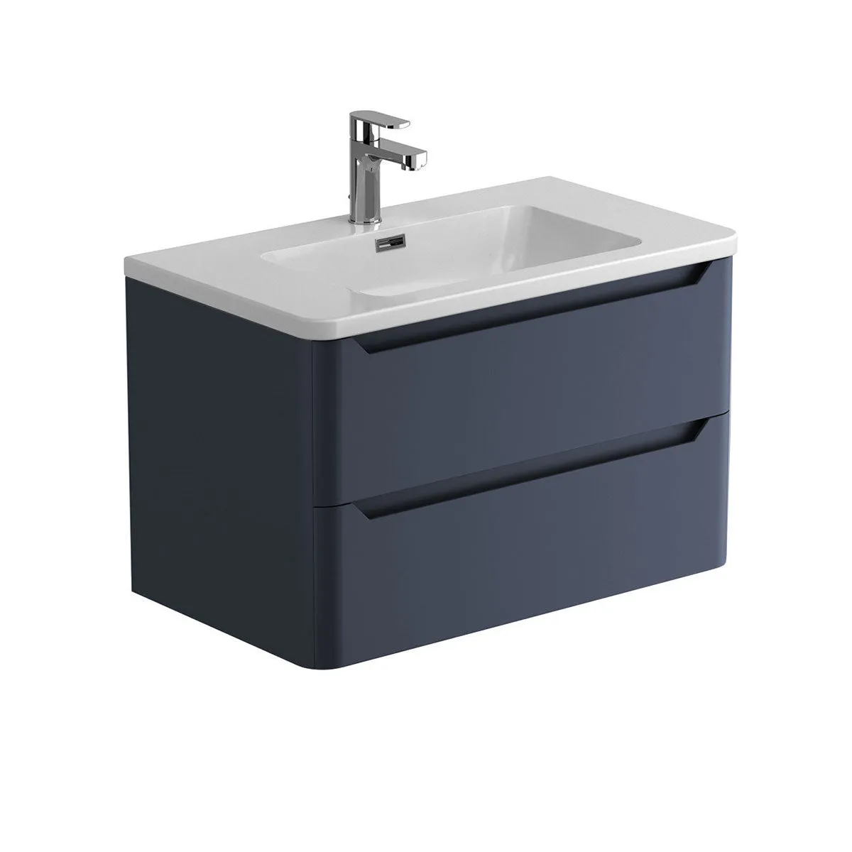 Granlusso Enzo Wall Mounted 2-Drawer Vanity Unit and Basin