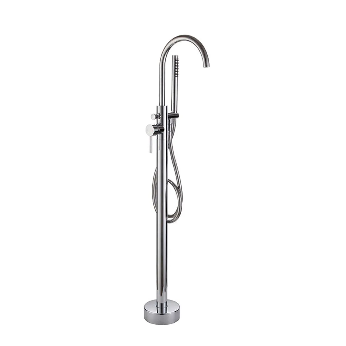 Granlusso Portobello Floor Standing Bath Shower Mixer With Handset