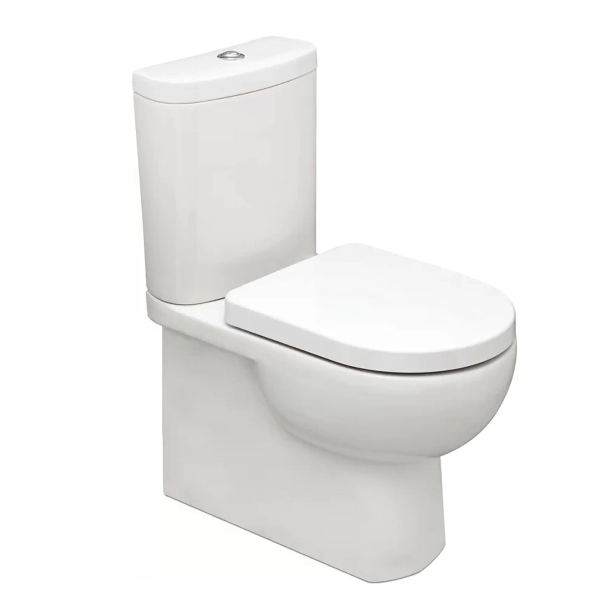 Granlusso Serenity Rimless Comfort Height Close Coupled Toilet with Soft Close Quick Release Seat