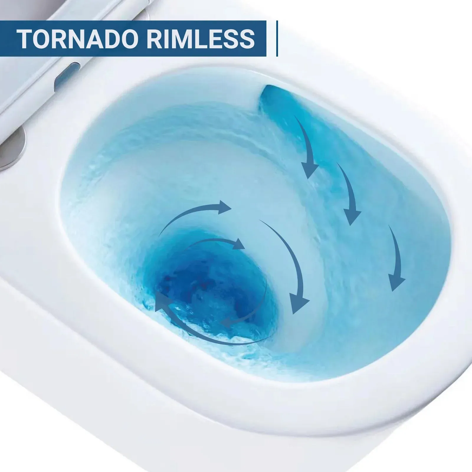 Granlusso Sorrento Rimless WC with Geberit Swirl Flush System and Soft Close Quick Release Seat