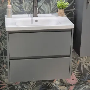 Granlusso Sorrento Short Projection Wall Mounted Vanity Unit with Basin