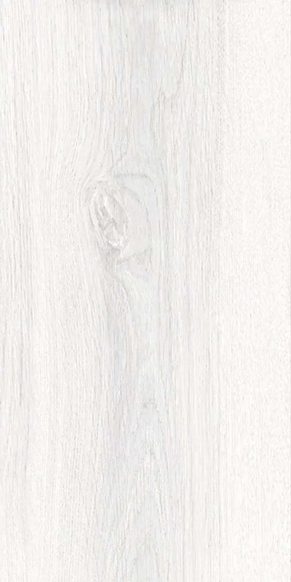 Grow White Wood Effect Porcelain Tile 24x151cm Matt