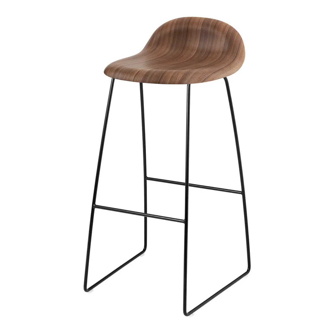 Gubi 3D Bar Stool - Sledge Base