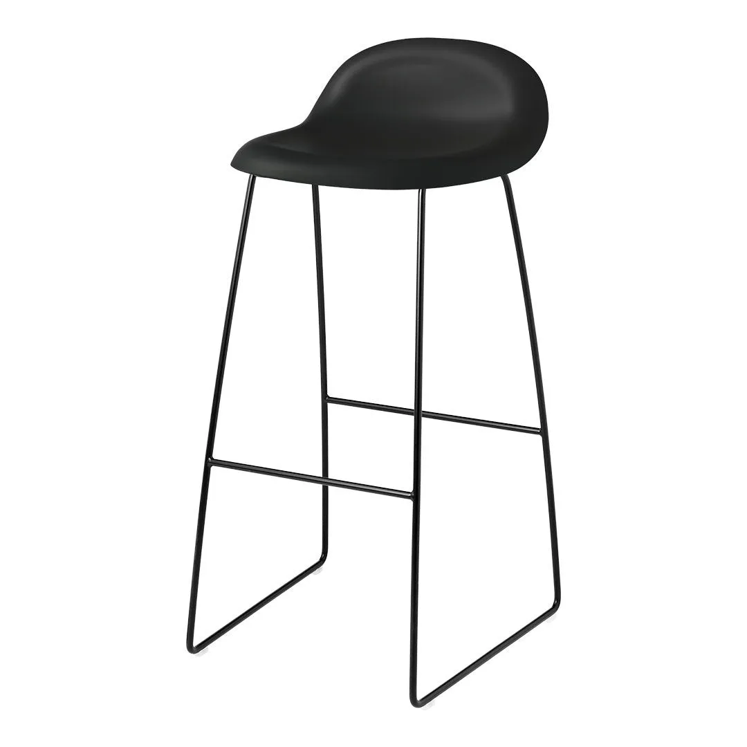 Gubi 3D Bar Stool - Sledge Base