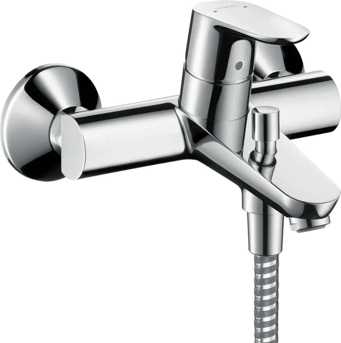 Hansgrohe Focus Single Lever Bath Mixer with Crometta Shower Handset - Chrome