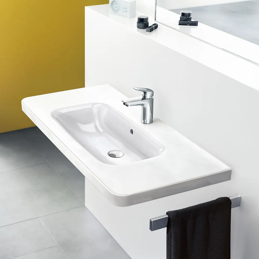 Hansgrohe Logis 100 Chrome Single Lever Basin Mixer With Click-Clack Waste