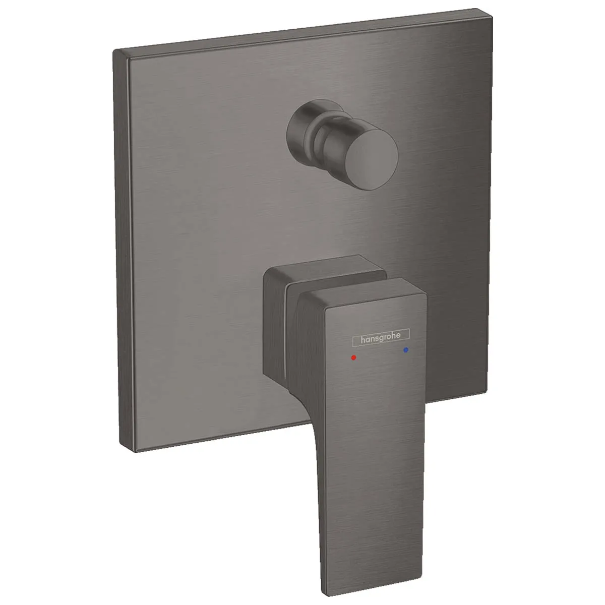 Hansgrohe Metropol Single Lever Bath Mixer with Spout and Rainfinity Shower Handset - Brushed Black Chrome