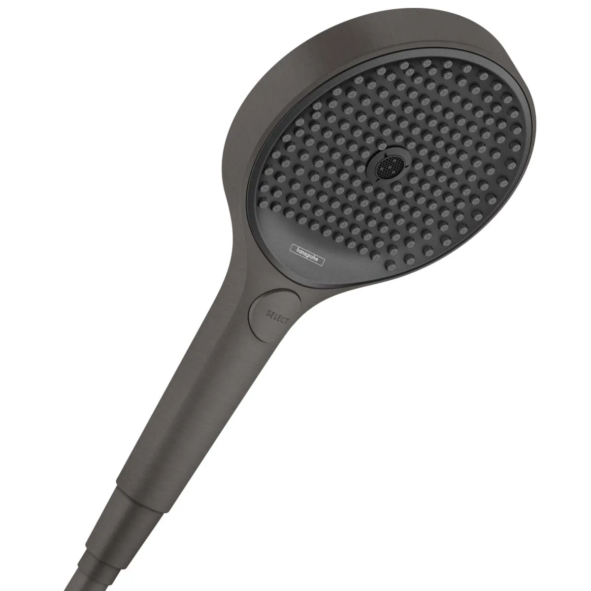 Hansgrohe Metropol Single Lever Bath Mixer with Spout and Rainfinity Shower Handset - Brushed Black Chrome