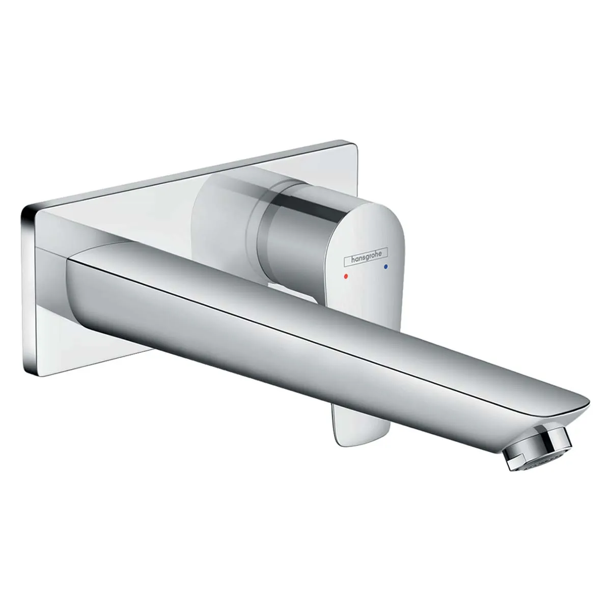 Hansgrohe Talis E Wall Mounted Single Lever Basin Mixer Tap With Waste - Chrome