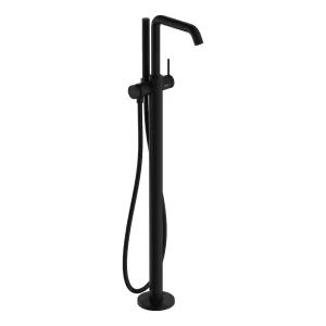 Hansgrohe Tecturis S Floorstanding Bath Shower Mixer With Handset - Matt Black