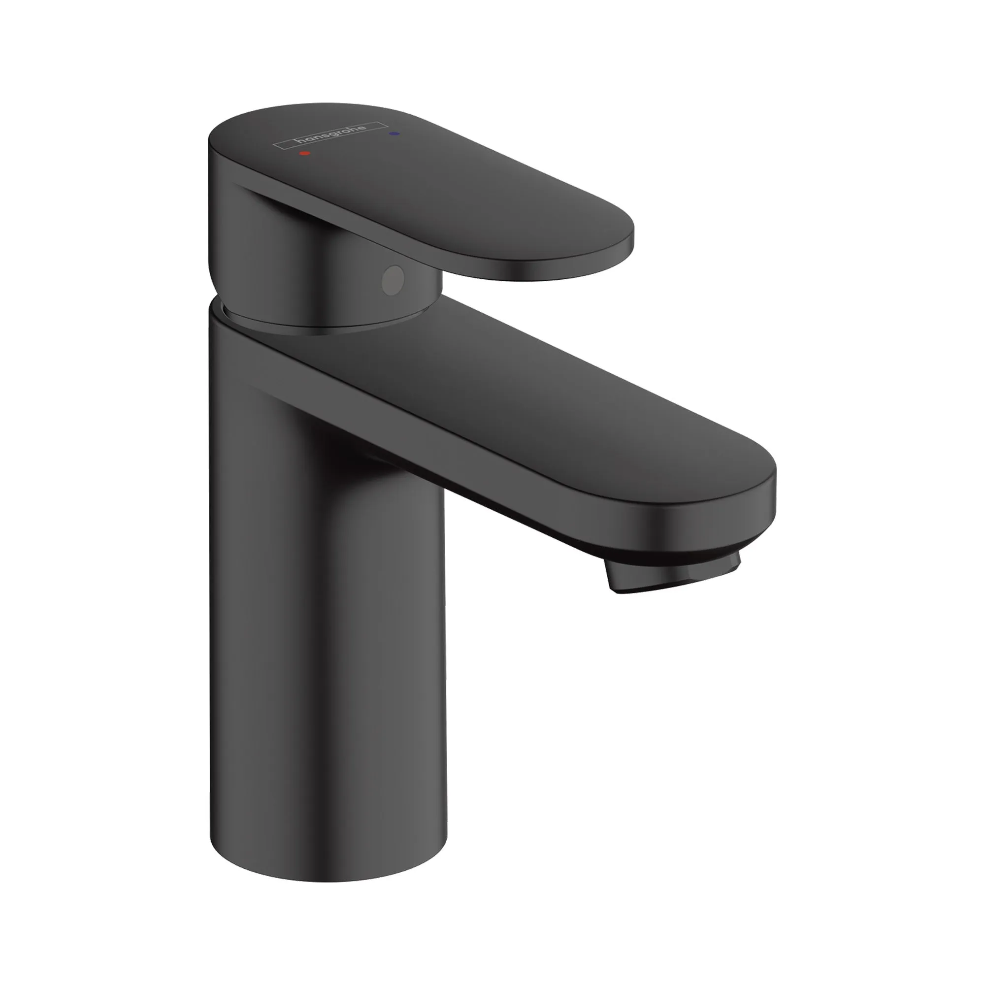 Hansgrohe Vernis Blend 100 Basin Mixer Tap With Pop-Up Waste - Matt Black