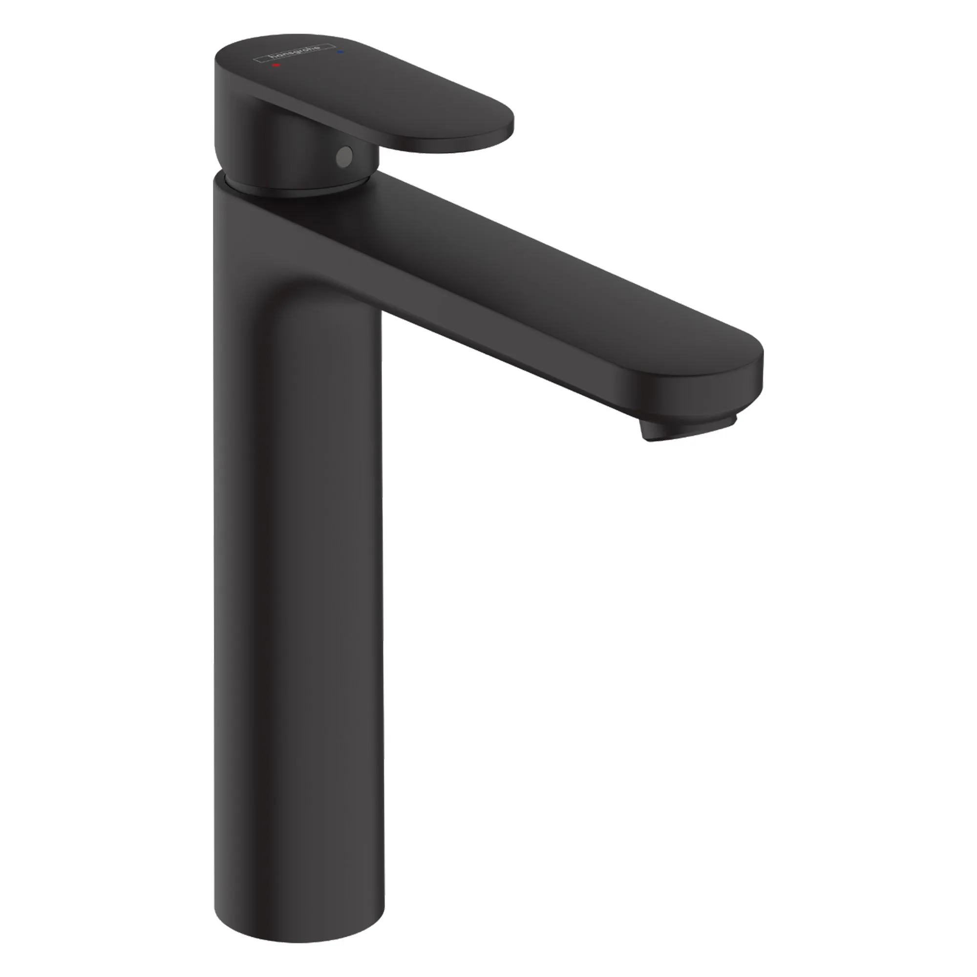 Hansgrohe Vernis Blend 190 Tall Basin Mixer Tap With Pop-Up Waste - Matt Black