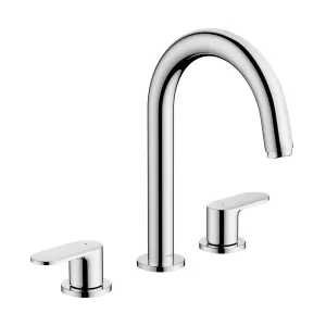 Hansgrohe Vernis Blend 3 Hole Deck Mounted Basin Mixer Tap With Pop-Up Waste - Chrome