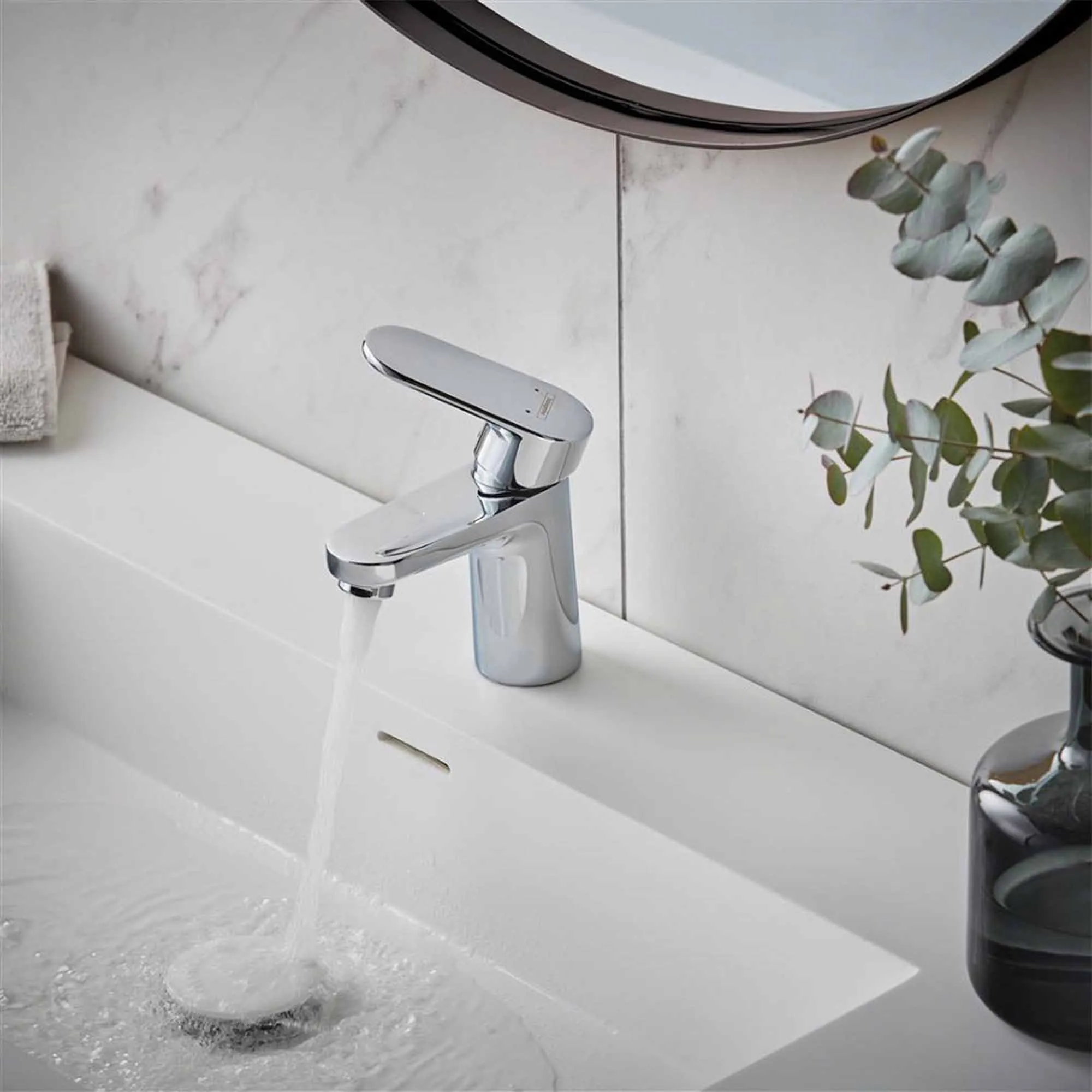 Hansgrohe Vernis Blend 70 Basin Mixer Tap With Pop-Up Waste - Chrome