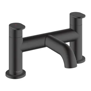 Hansgrohe Vernis Blend Deck Mounted Bath Filler - Matt Black