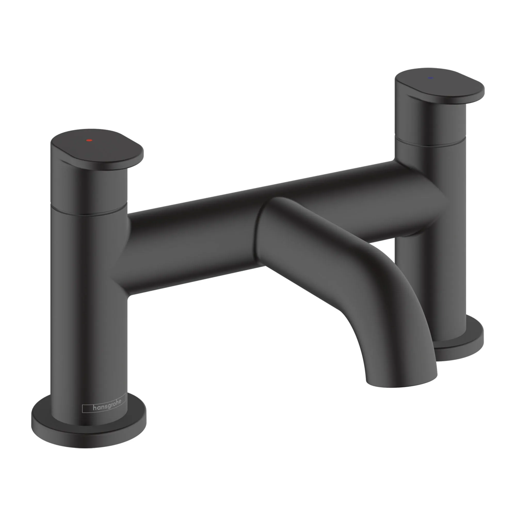 Hansgrohe Vernis Blend Deck Mounted Bath Filler - Matt Black