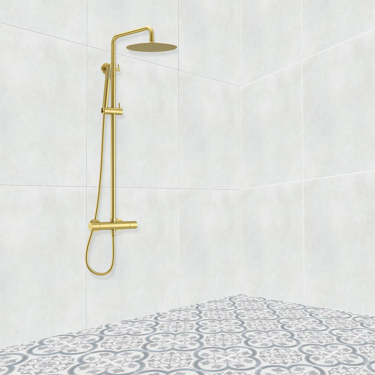 Havana Silver Ornate Porcelain Tile 22x22cm Matt