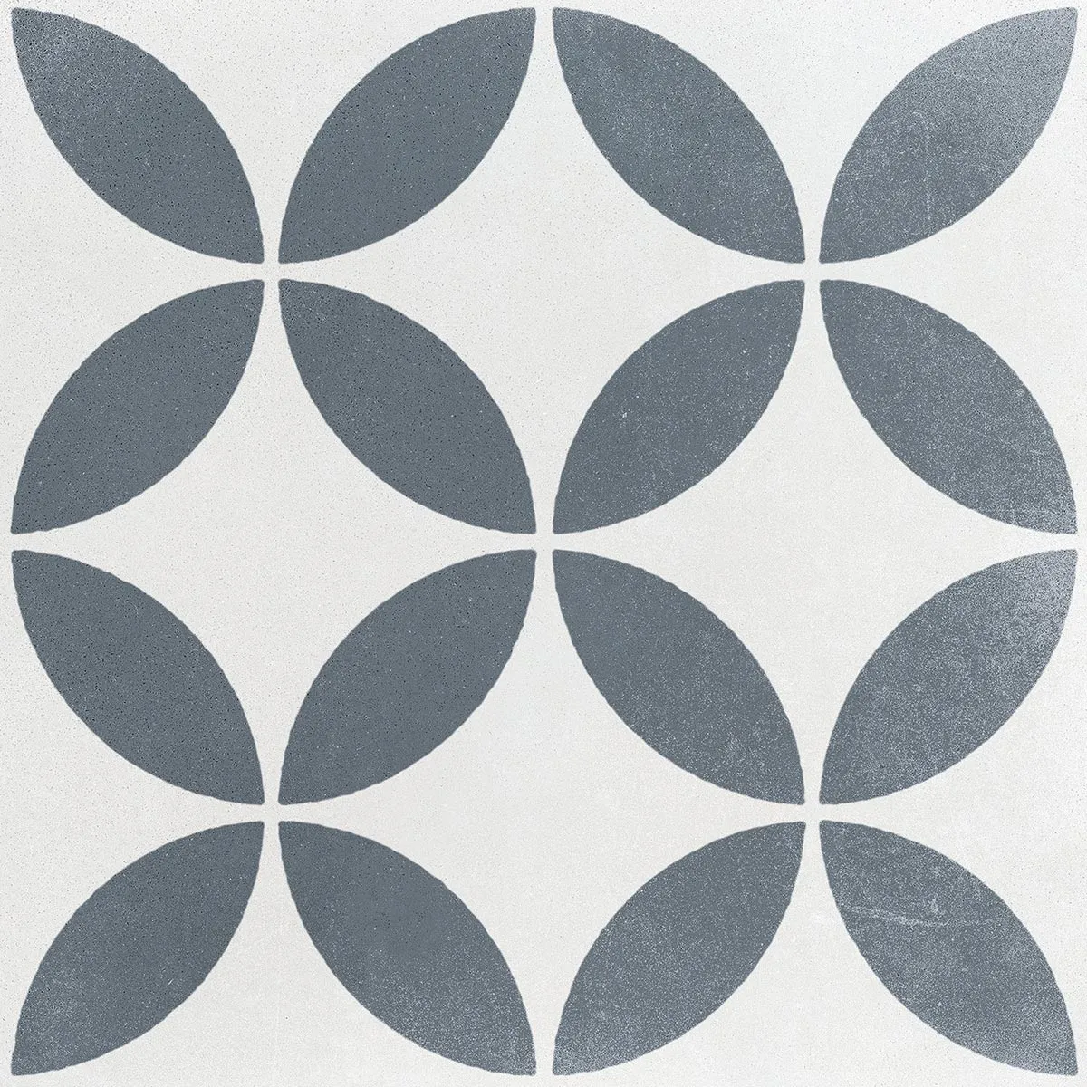 Havana White Petals Porcelain Tile 22x22cm Matt