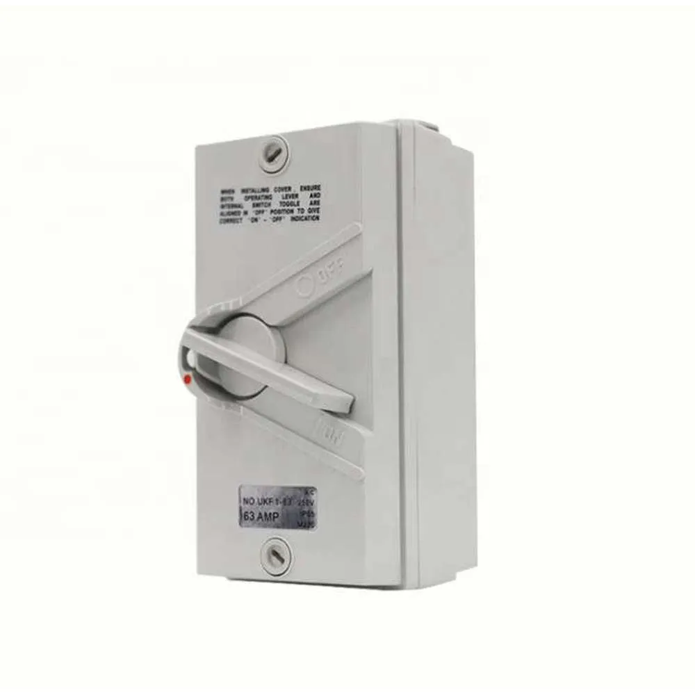 Hepol Single Pole Weatherproof Isolator 20A