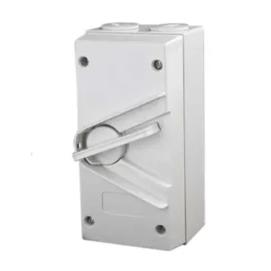 Hepol Single Pole Weatherproof Isolator 20A