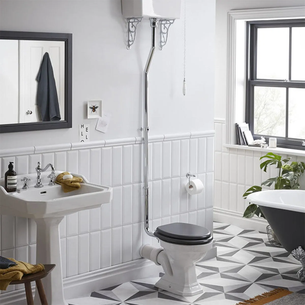 Heritage Granley High Level Toilet With Standard WC Pan Traditional