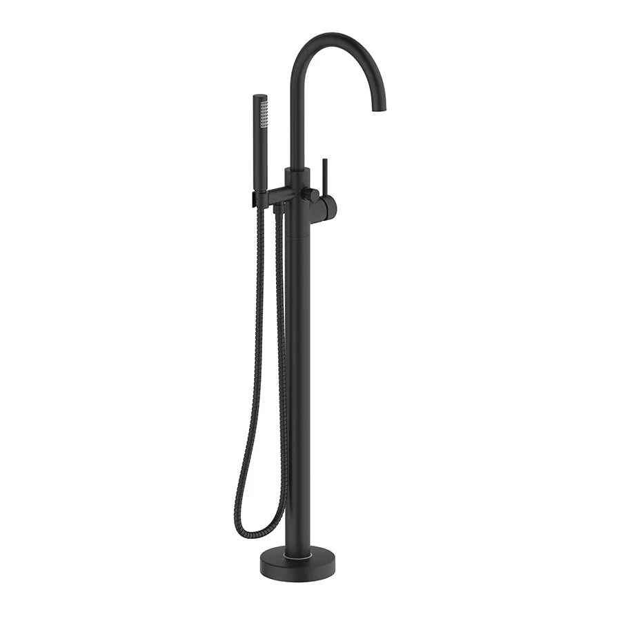 Hoxton Floorstanding Bath Shower Mixer With Pencil Handset Kit