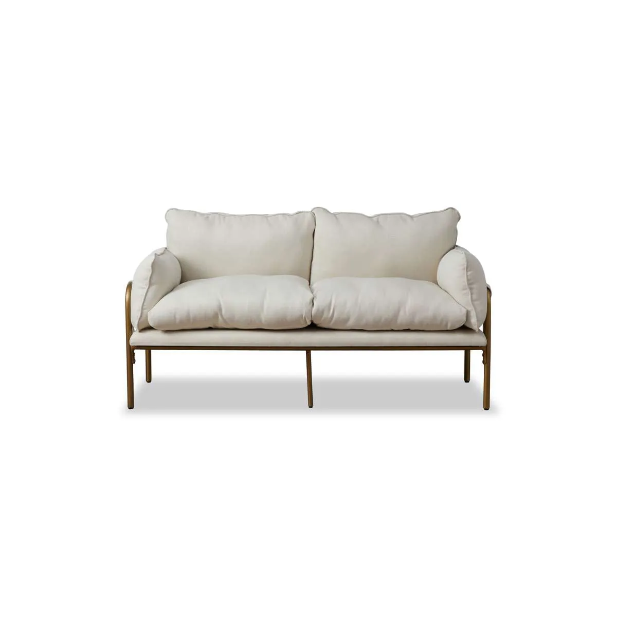 Hubert Two Seater Sofa - Bronze Mocka