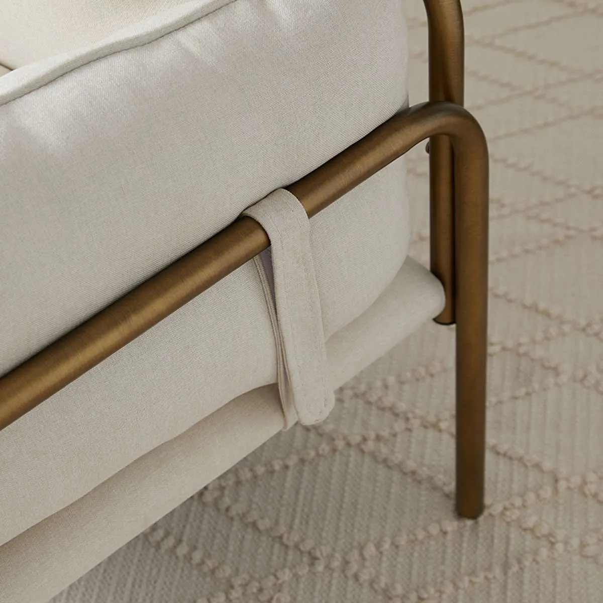 Hubert Two Seater Sofa - Bronze Mocka