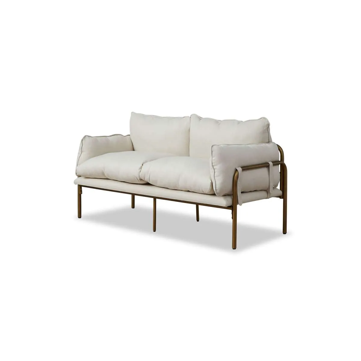 Hubert Two Seater Sofa - Bronze Mocka