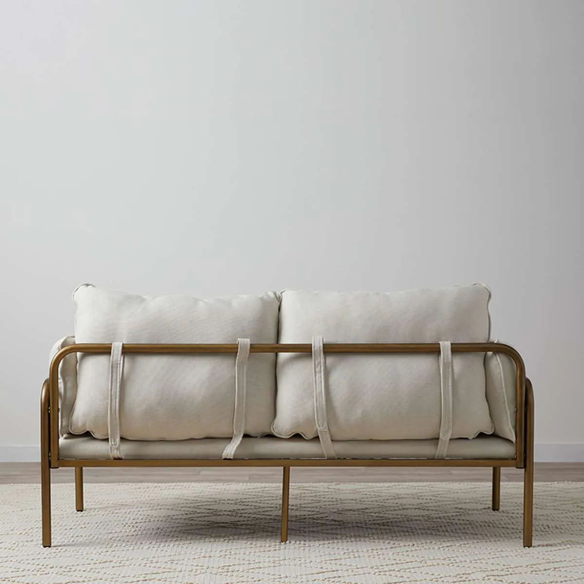 Hubert Two Seater Sofa - Bronze Mocka
