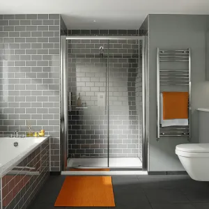 i4 Framed Sliding Shower Door & Optional Side Panel - Chrome