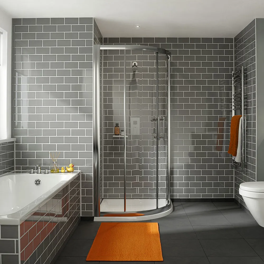 i4 Quadrant Double Sliding Shower Door - Chrome