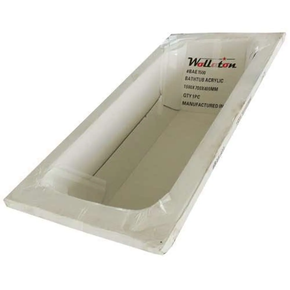 Inox Bath Tub Acrylic 1500 x 700 x 400mm