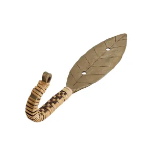Iron Leaf Hook | Brass Zoco Home