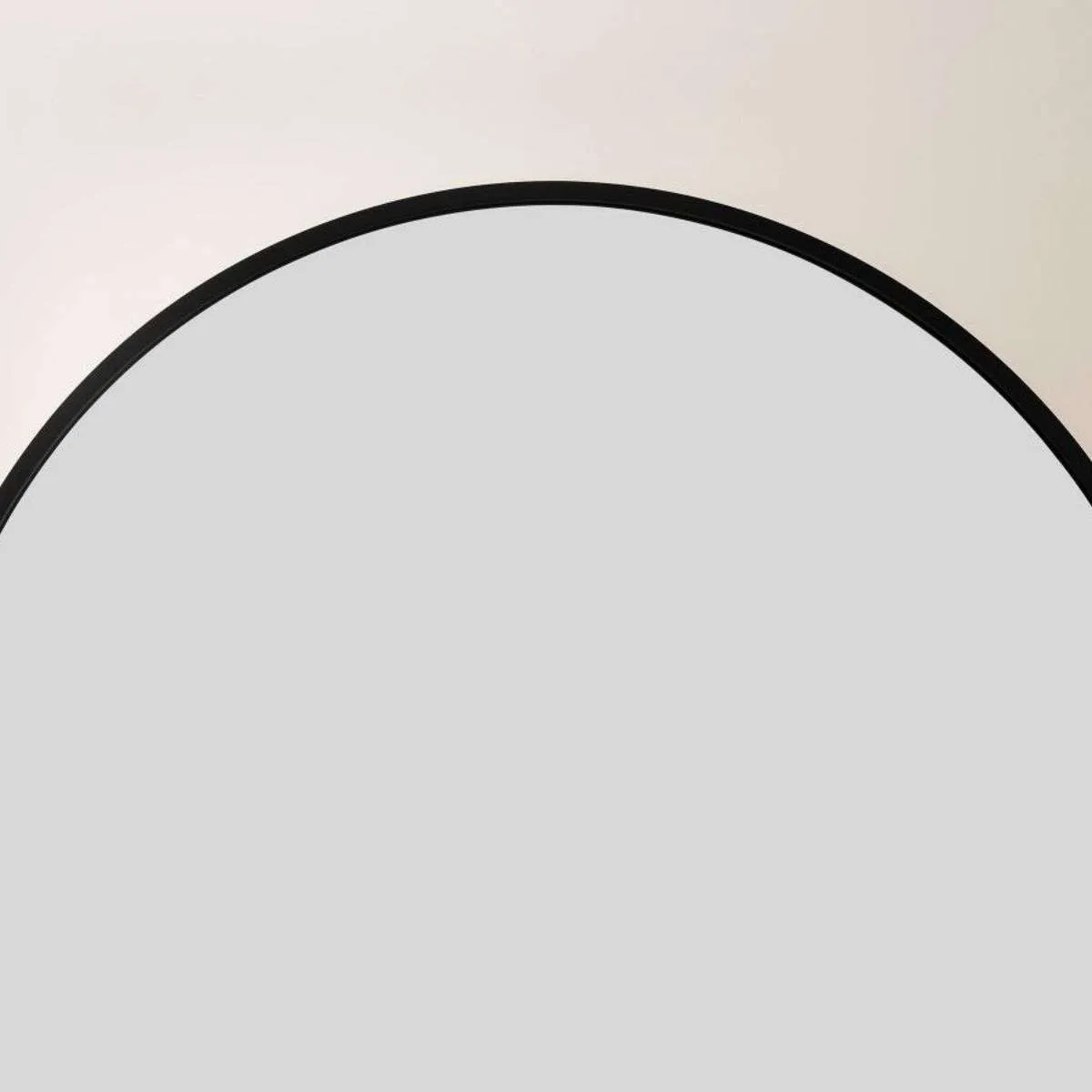 Jackson Metal Arch Full Length Freestanding Mirror - Black Mocka