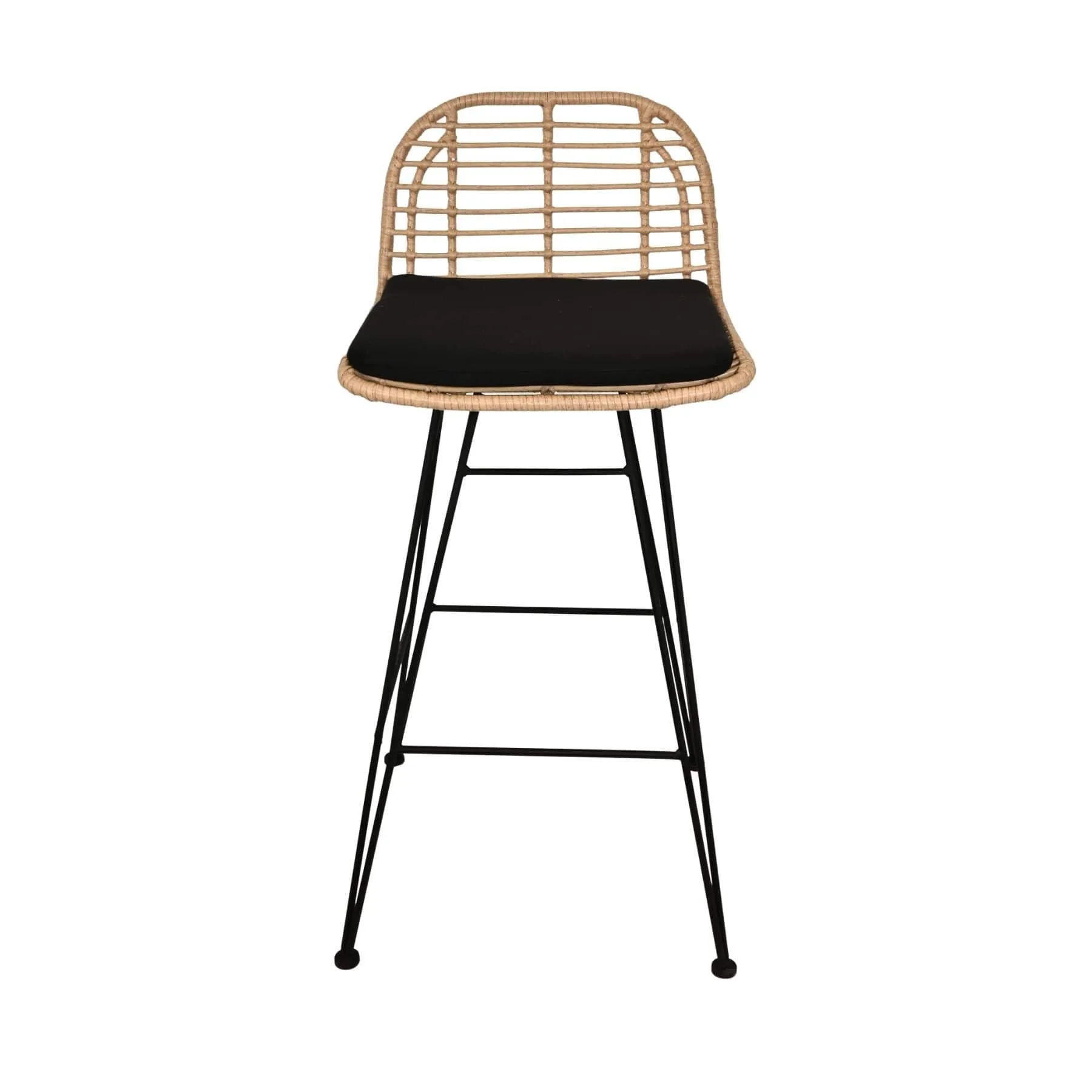 Jaipur Bar Stool | Black Zoco Home