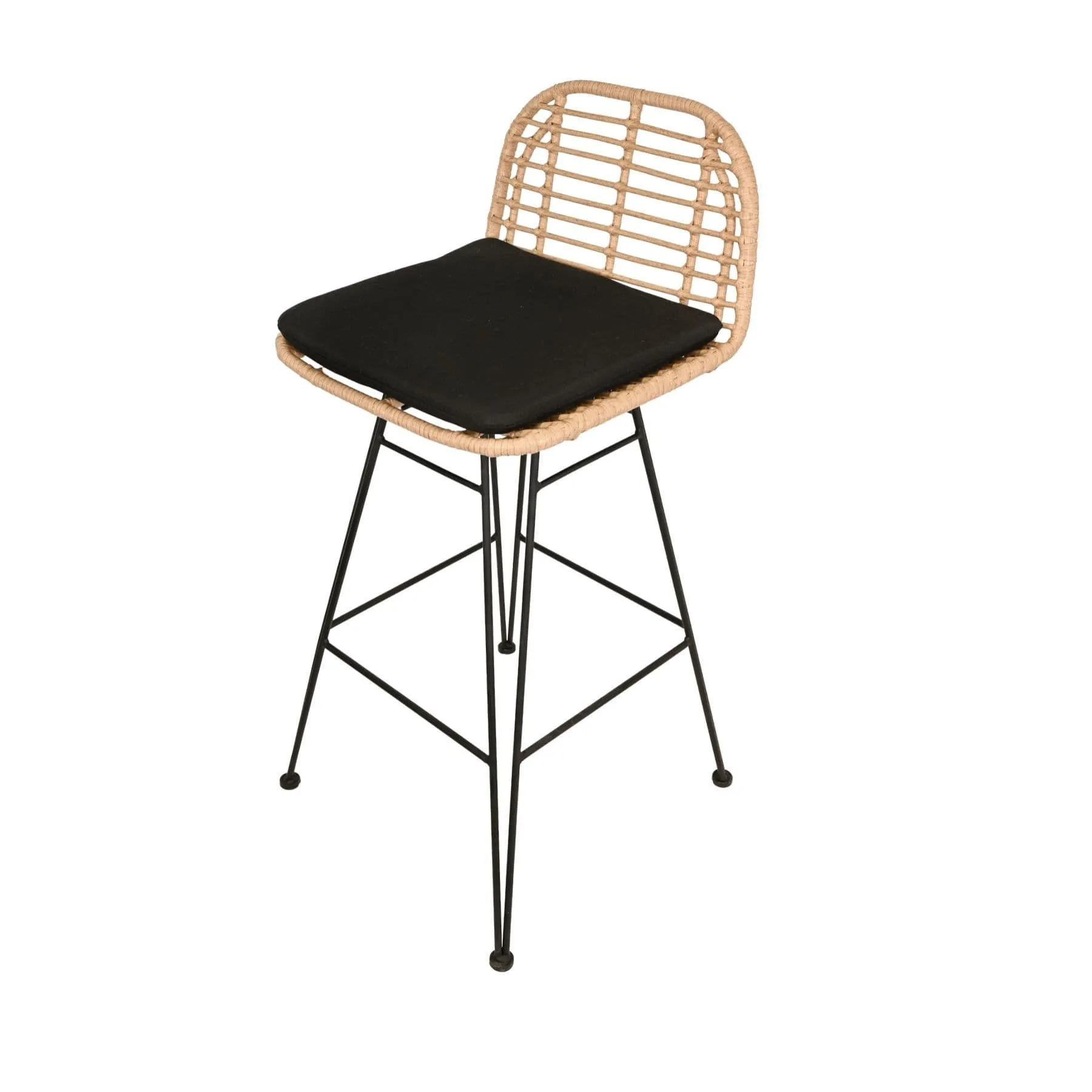 Jaipur Bar Stool | Black Zoco Home
