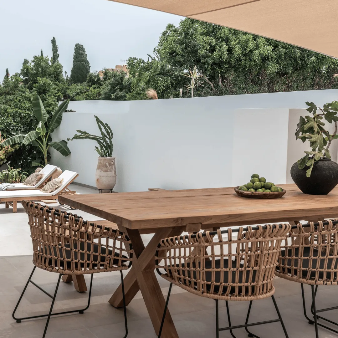 Jaipur Rattan Outdoor Chair | Black Zoco Home