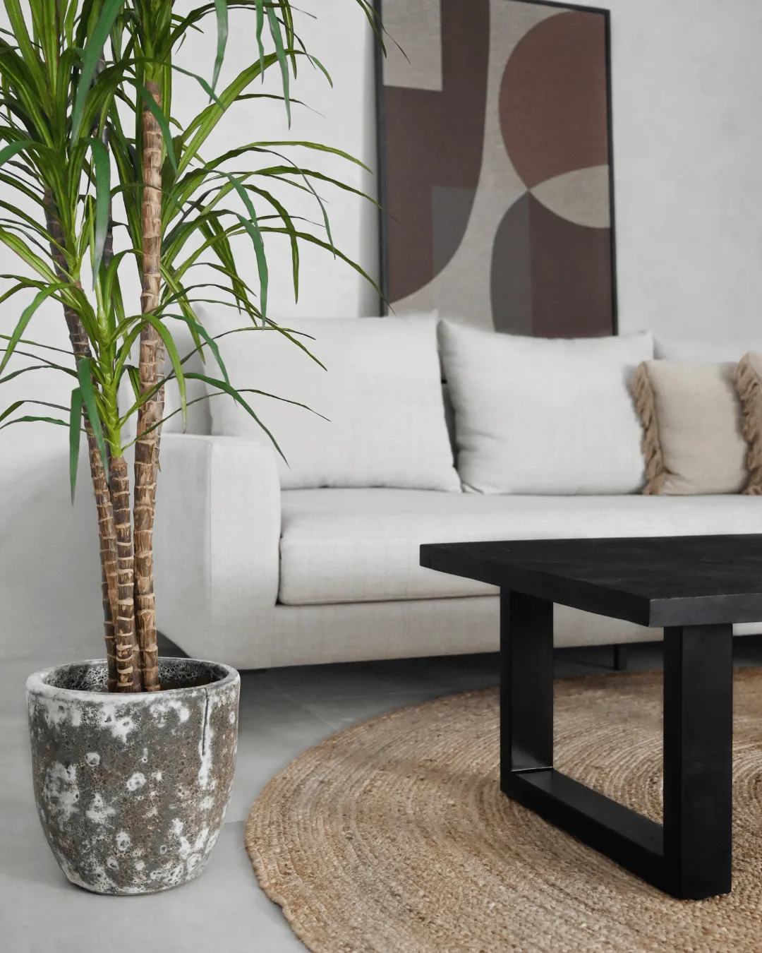 Jambi Coffee table | Black 120x70x40cm Zoco Home