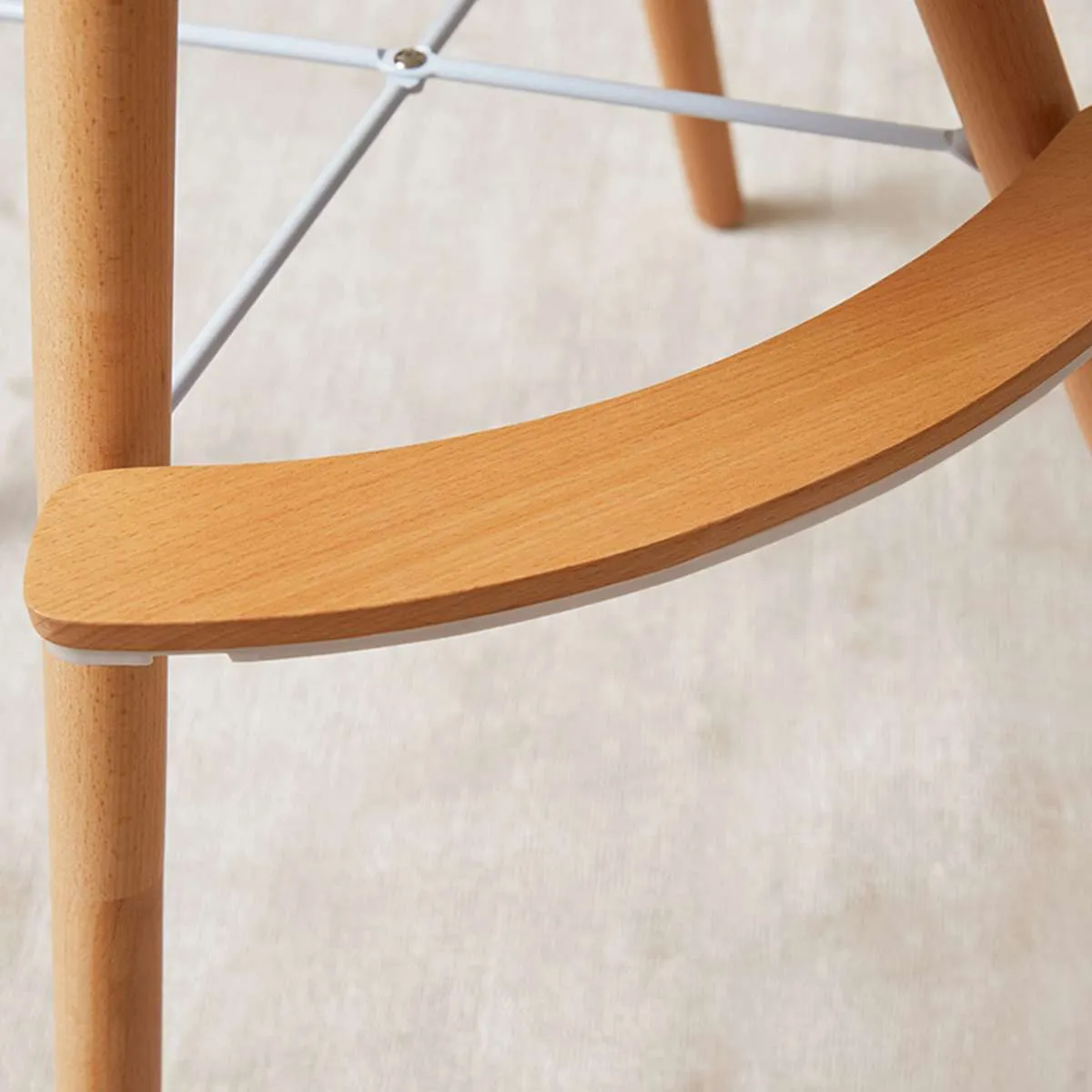 Jenson Natural Highchair - Grey Mocka