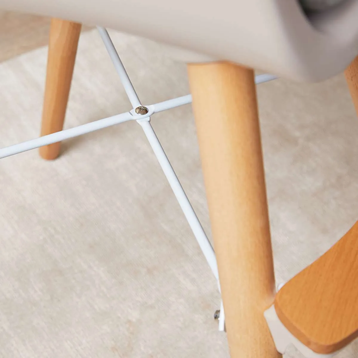 Jenson Natural Highchair - Grey Mocka