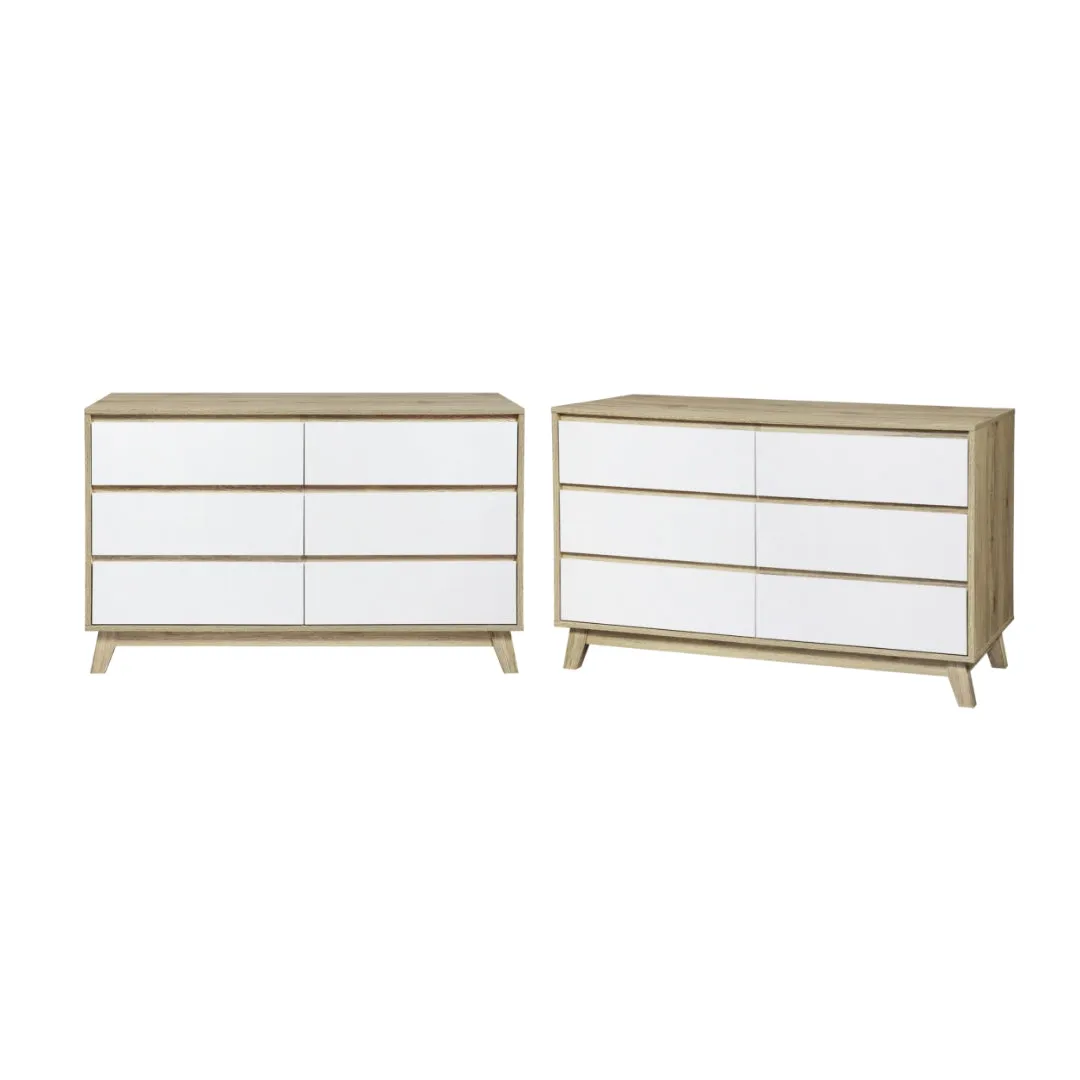 Jesse Six Drawer Bundle Mocka