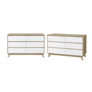 Jesse Six Drawer Bundle Mocka